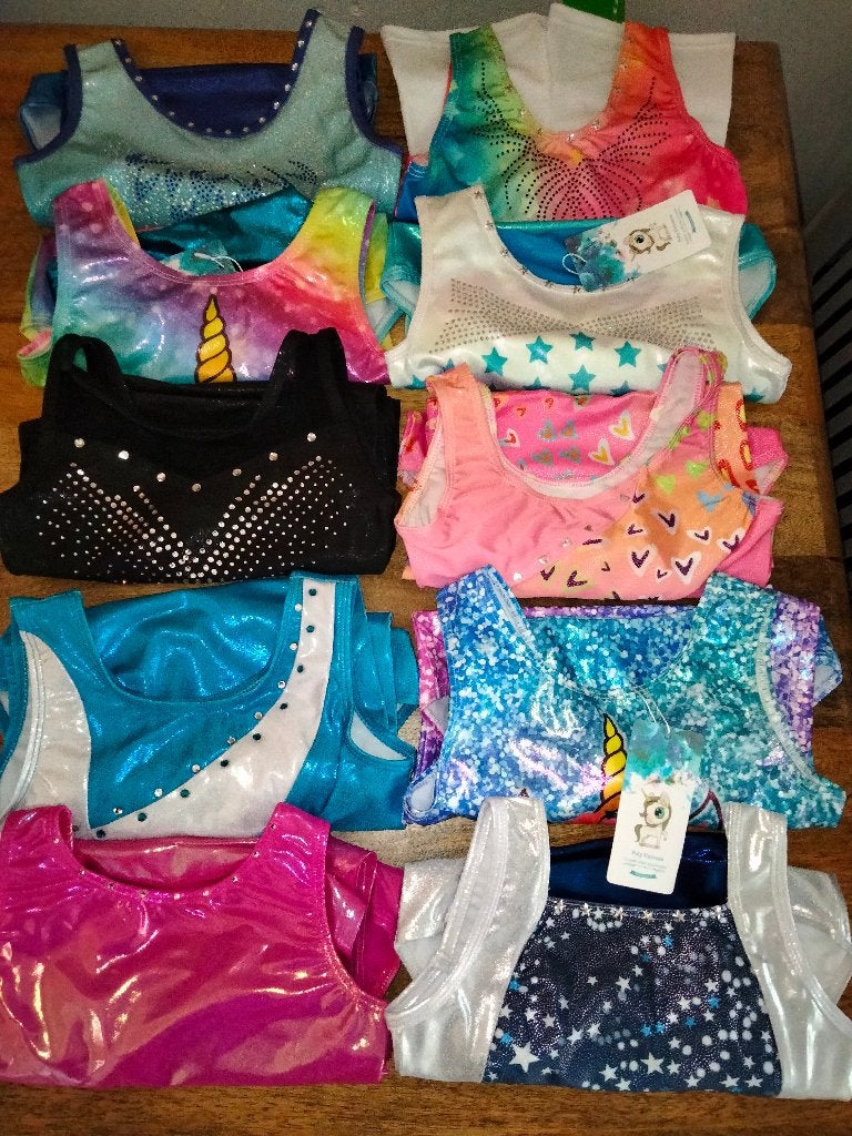 Turnpakje/turnpakjes maat 116 SALE nu 9,50 per stuk (1), Kleiner dan kindermaat 122, Ophalen of Verzenden, Nieuw, Turnpak(je)