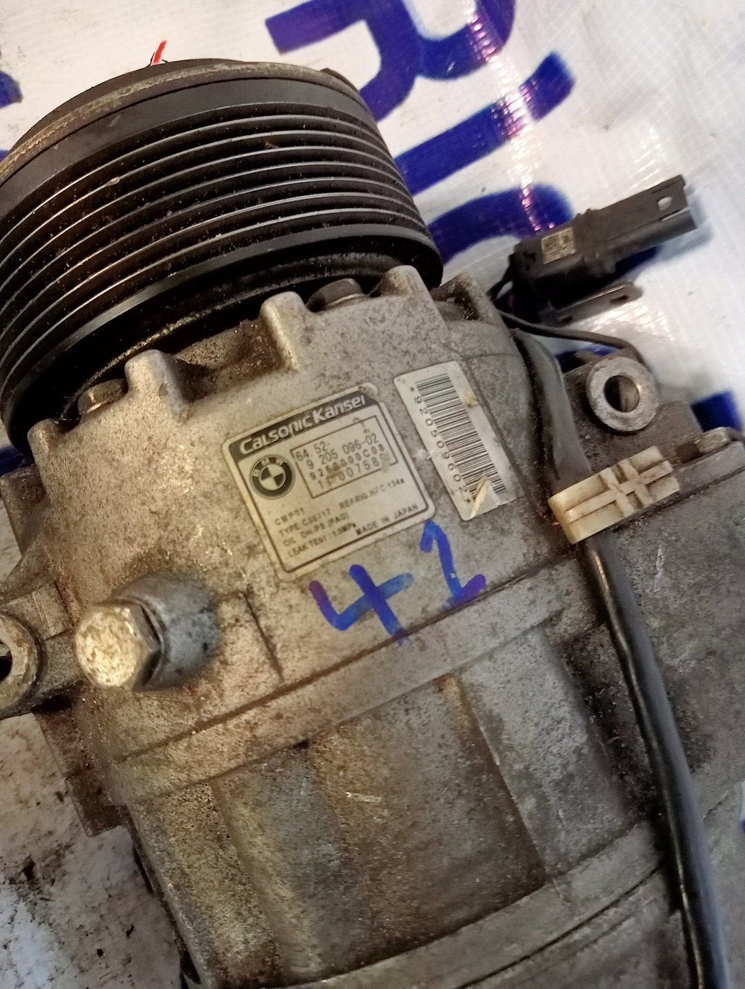 AIRCONDITIONINGCOMPRESSOR 2009-2012 BMW 740LI F02 7-SERIE 3., Gebruikt, -, -, Ophalen of Verzenden