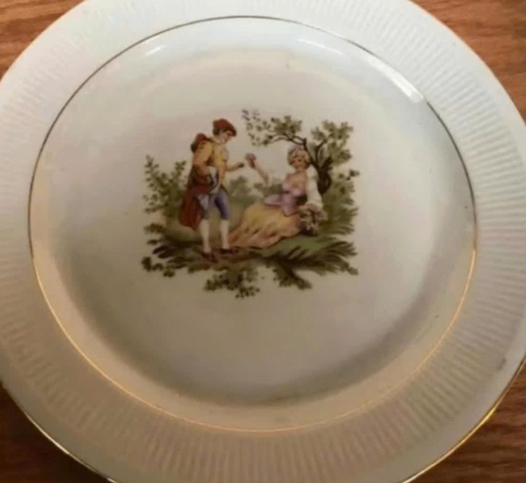 Wandbord Limoges Stijl van Chodziez Polen - 23,5 cm, Ophalen of Verzenden