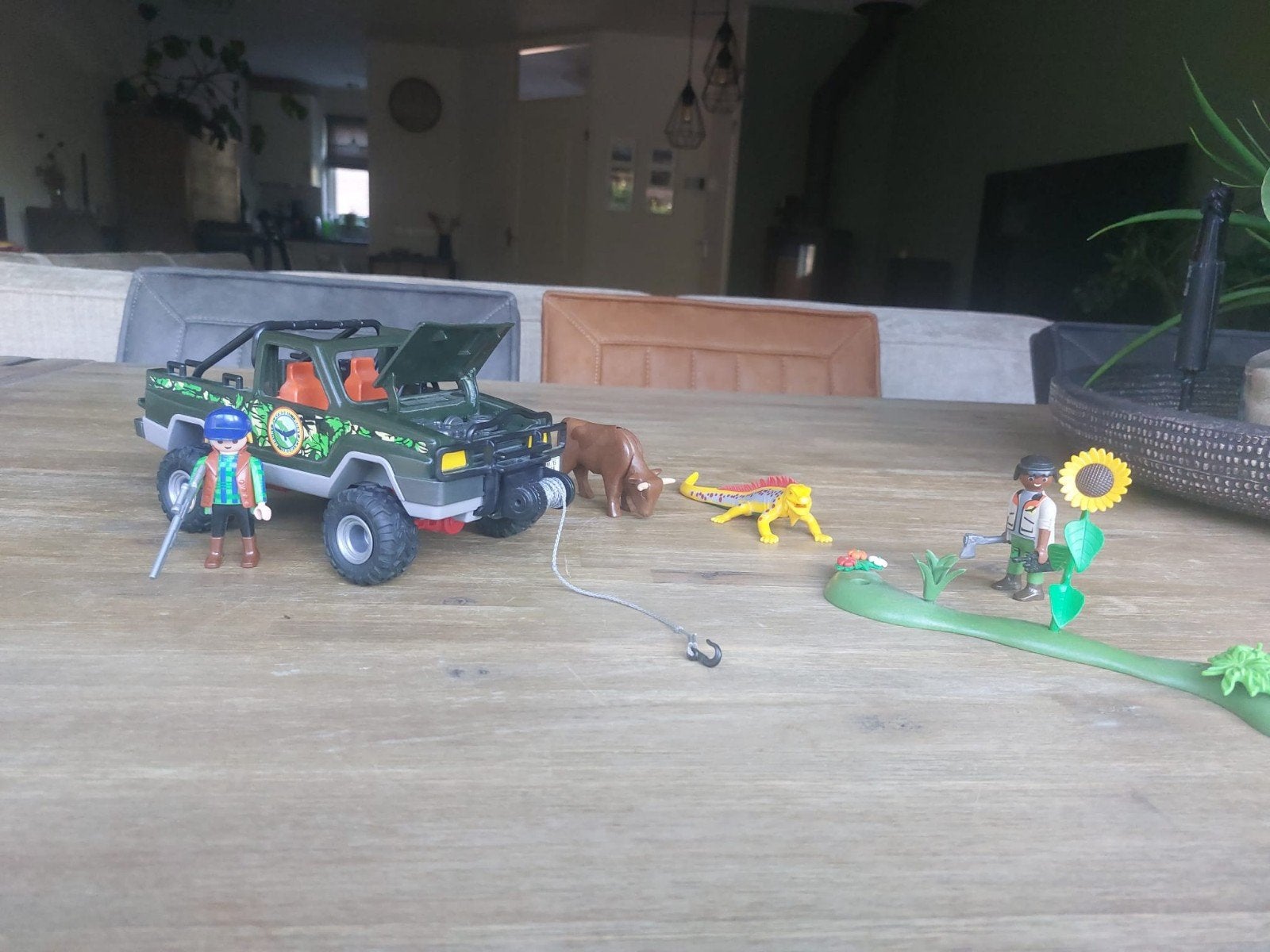 Playmobil Safari Jeep met figuren en dieren, Ophalen