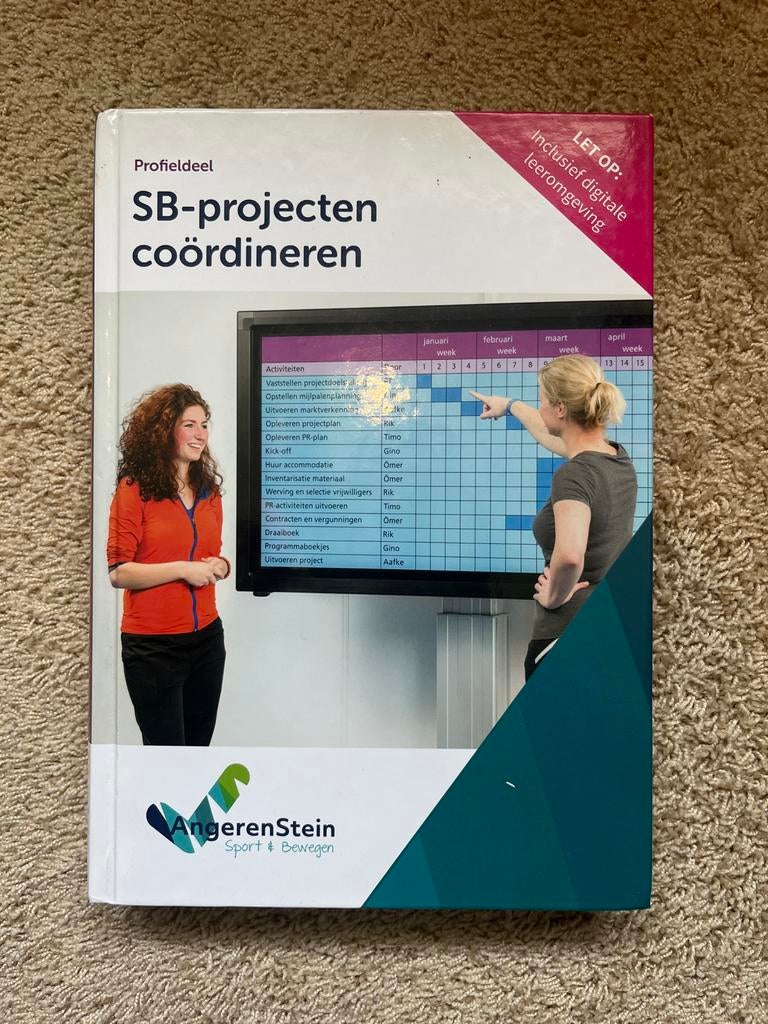 SB-projecten coördineren - Profieldeel AngerenStein, Boeken, Ophalen of Verzenden, Gamma, Zo goed als nieuw, MBO
