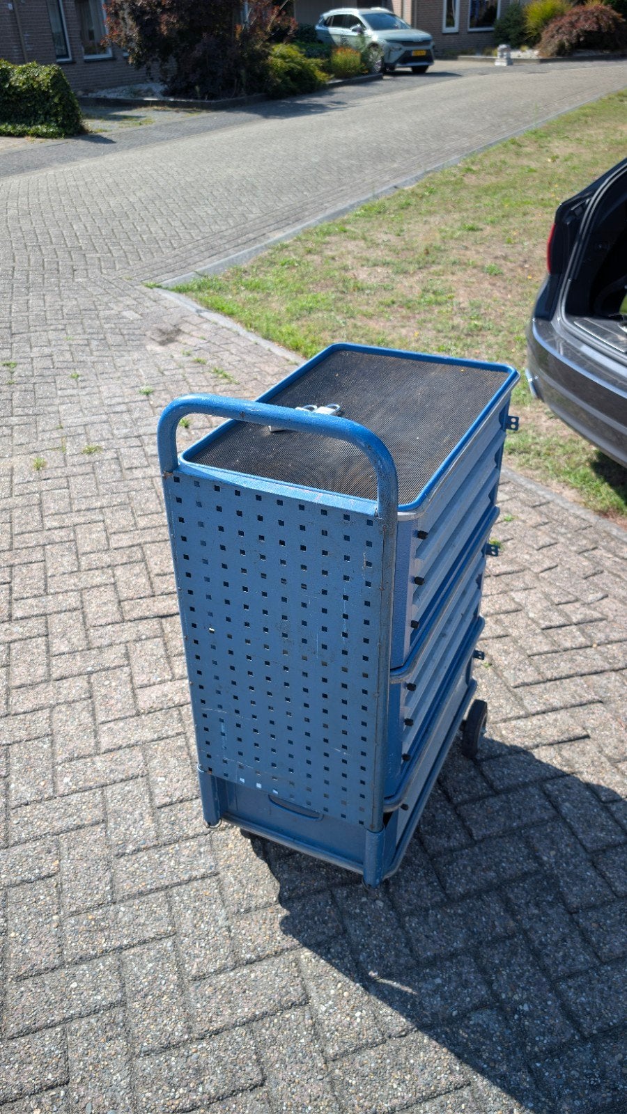 Gedore 1431 Stapelkist Gereedschapwagen met 2 Boxen, Ophalen, Gebruikt, Gereedschapsopslag, Gedore