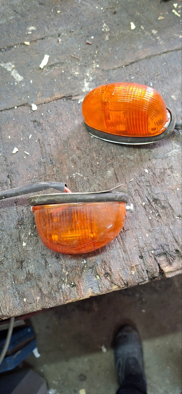 oude klassieke richtingaangevers en achterlichtjes, Ophalen of Verzenden