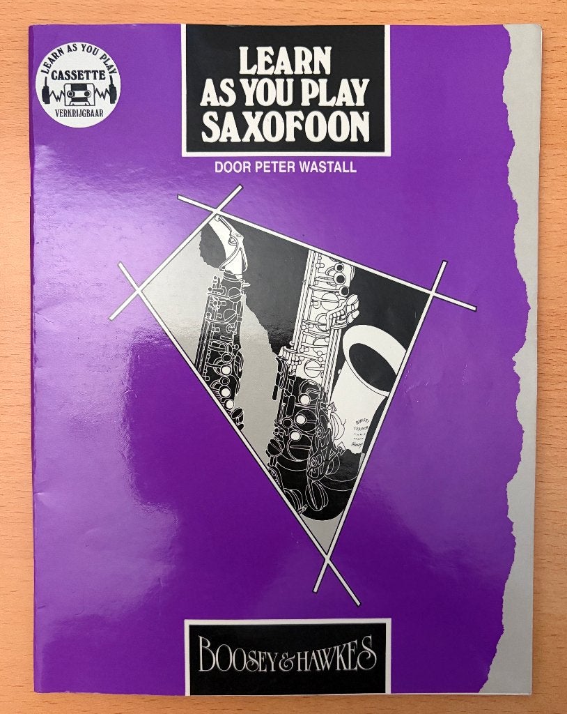 Learn as you play - Saxofoon (Peter Wastall), Gebruikt, Ophalen of Verzenden, Jazz, Saxofoon