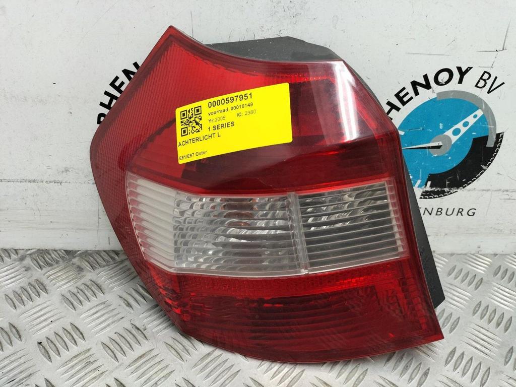 BMW 1 SERIES E87 118I  ACHTERLICHT L 2005, Auto-onderdelen, Ophalen of Verzenden, Gebruikt, ARN erkend