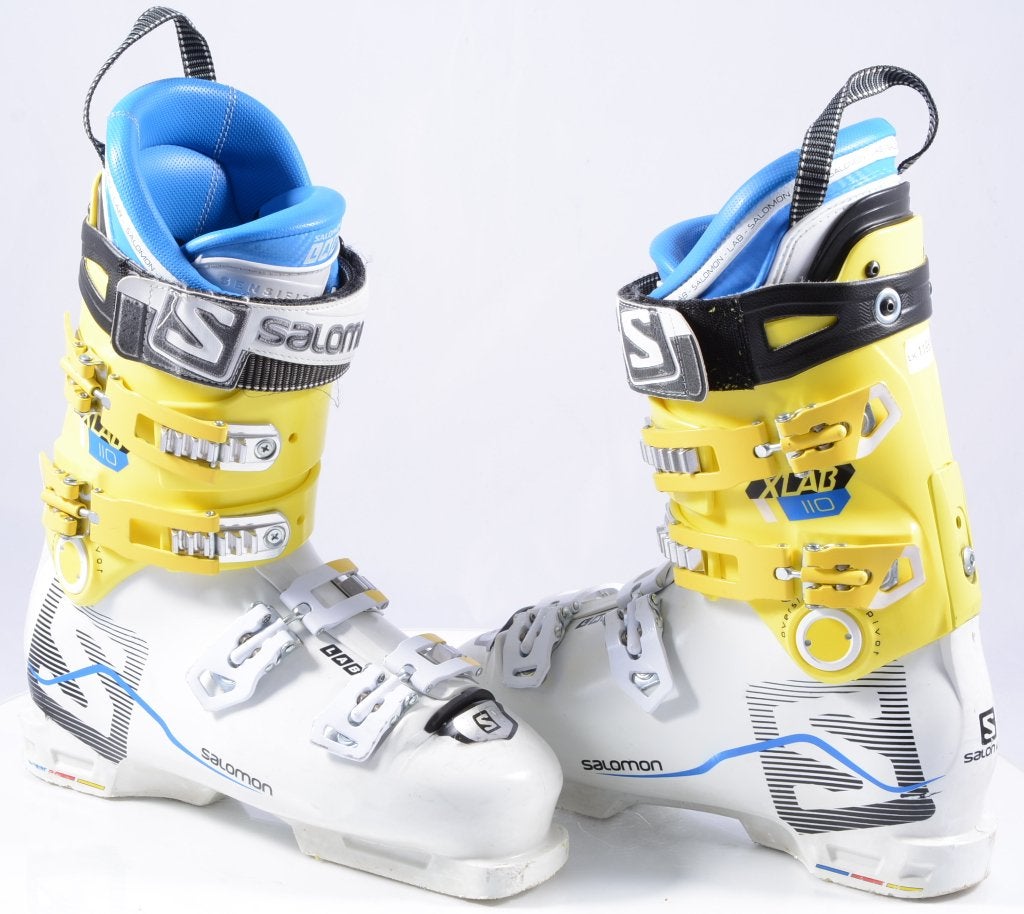 42; 42,5 EU skischoenen SALOMON X LAB 110, oversized pivot, 160 tot 180 cm, Gebruikt, Verzenden, Schoenen