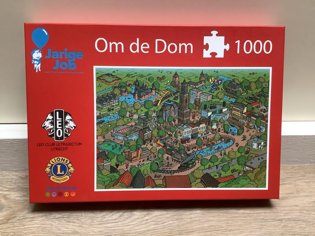 Puzzel "Om de Dom" 1000 stukjes - Jarige Job, Ophalen of Verzenden, 500 t/m 1500 stukjes, Zo goed als nieuw, Legpuzzel