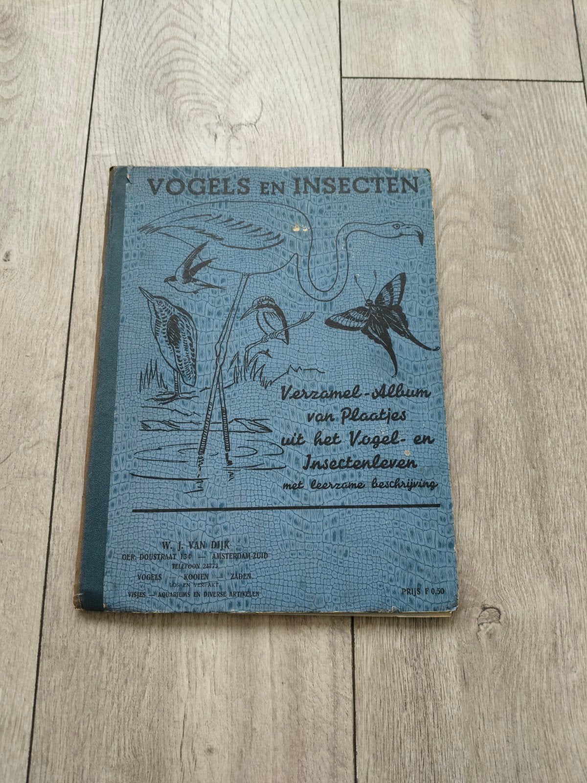 Plaatjes album Vogels en Insecten 1930 (Compleet), Ophalen of Verzenden, Gelezen, Plaatjesalbum