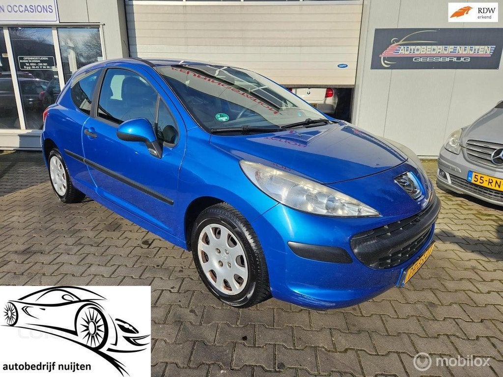 Peugeot 207 1.4 VTi XR, Gebruikt, Blauw, 49 €/maand, Bedrijf