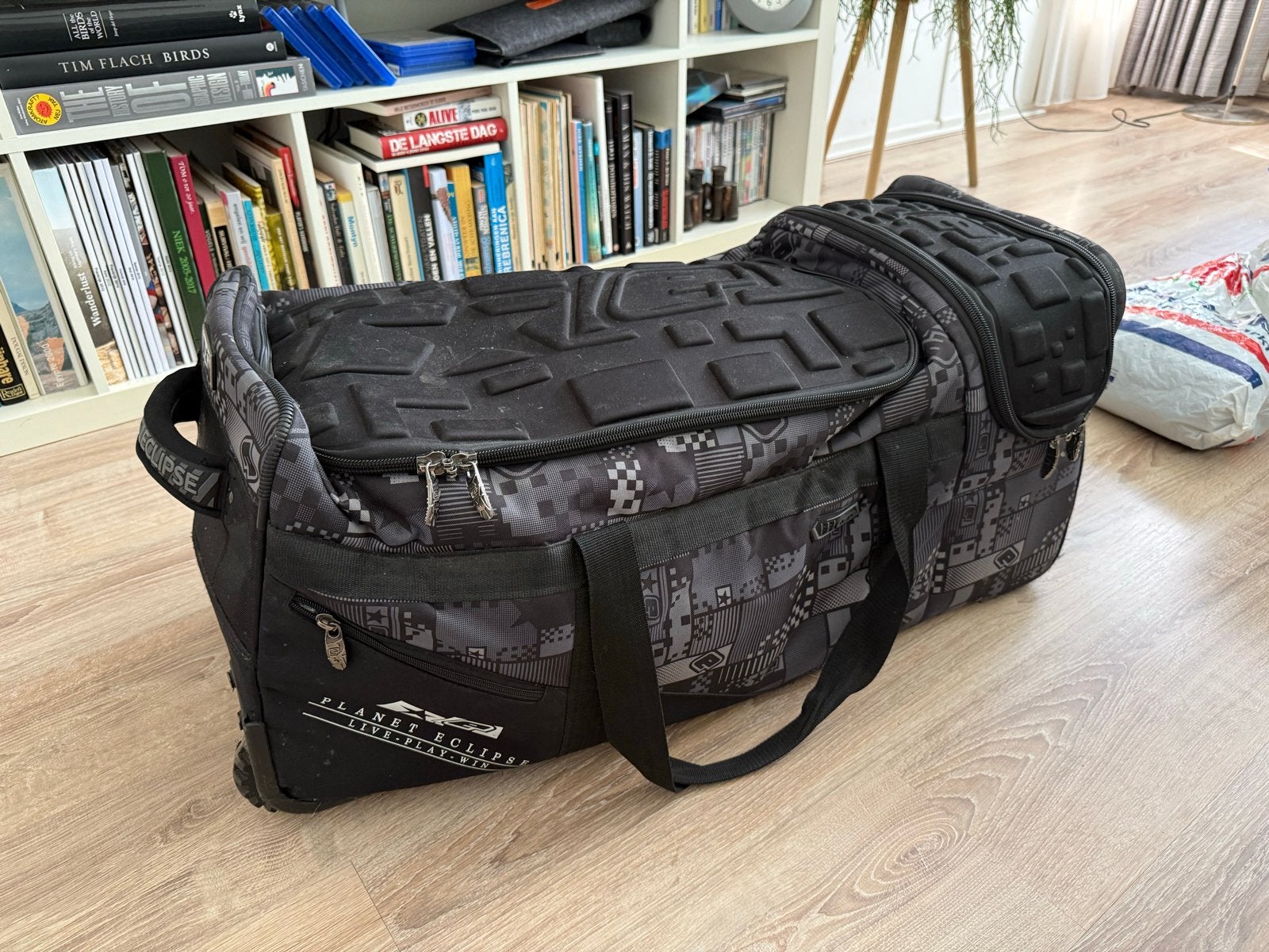 Paintball uitrusting compleet met tas, Ophalen, Gebruikt