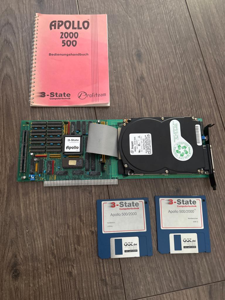 Apollo 2000 500 Computertechniek met handleiding, Computers en Software, Vintage Computers, Ophalen of Verzenden
