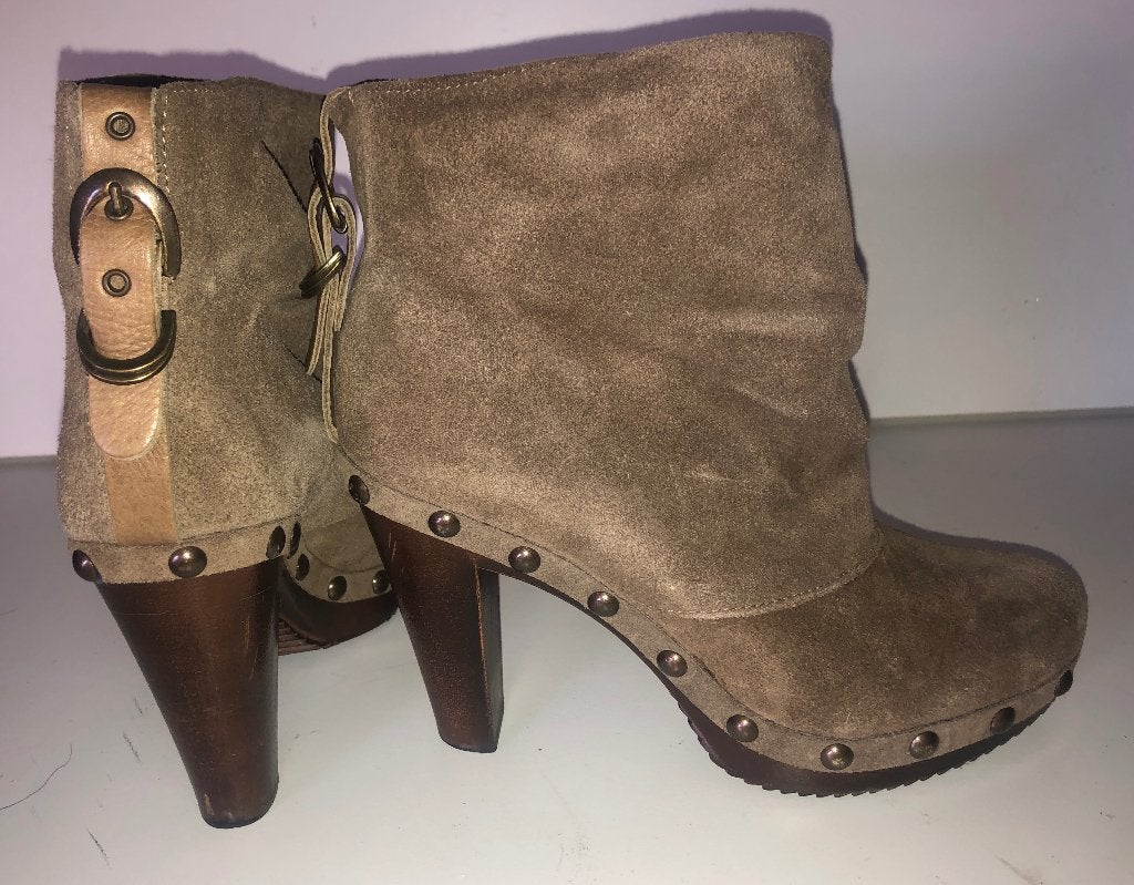Invito sexy enkellaars met 10 cm hak mt 37, Bruin, Lage of Enkellaarzen, Ophalen of Verzenden, Zo goed als nieuw