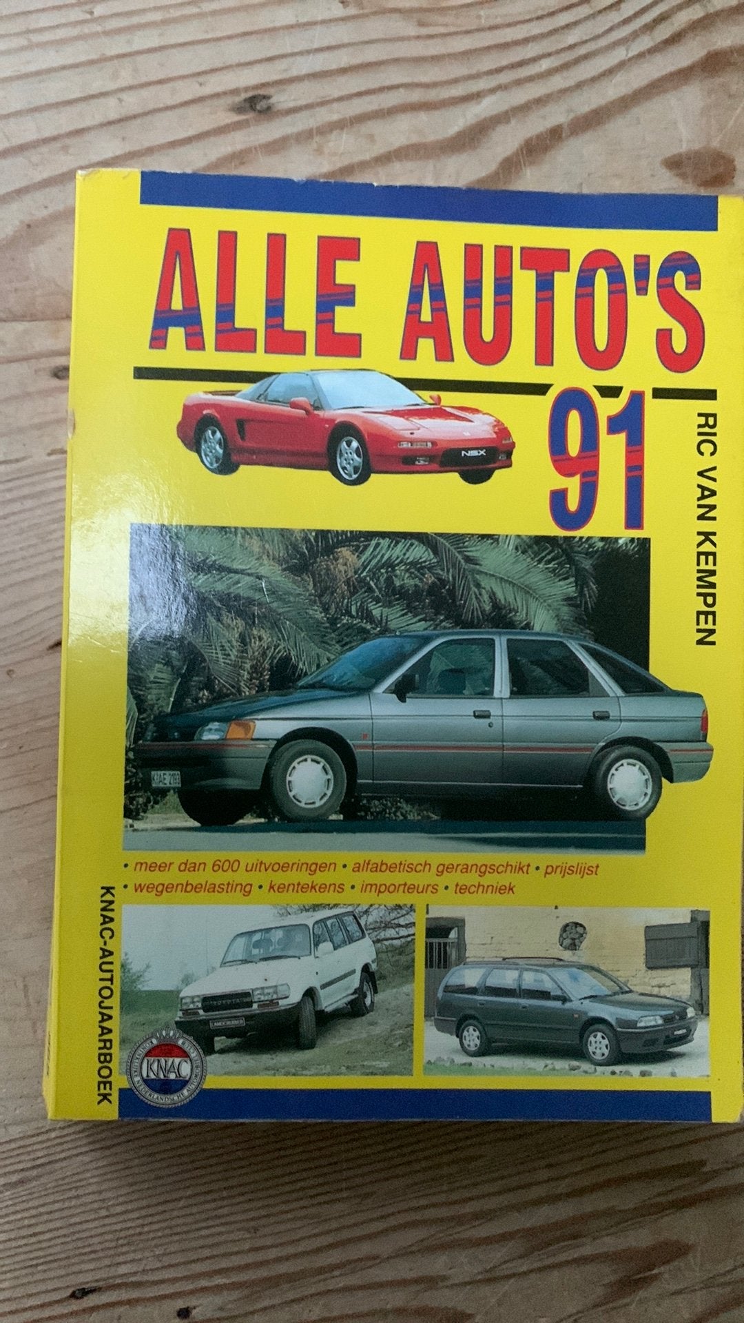 Boek ‘Alle Auto’s 1991’, Ophalen of Verzenden, Zo goed als nieuw, Algemeen