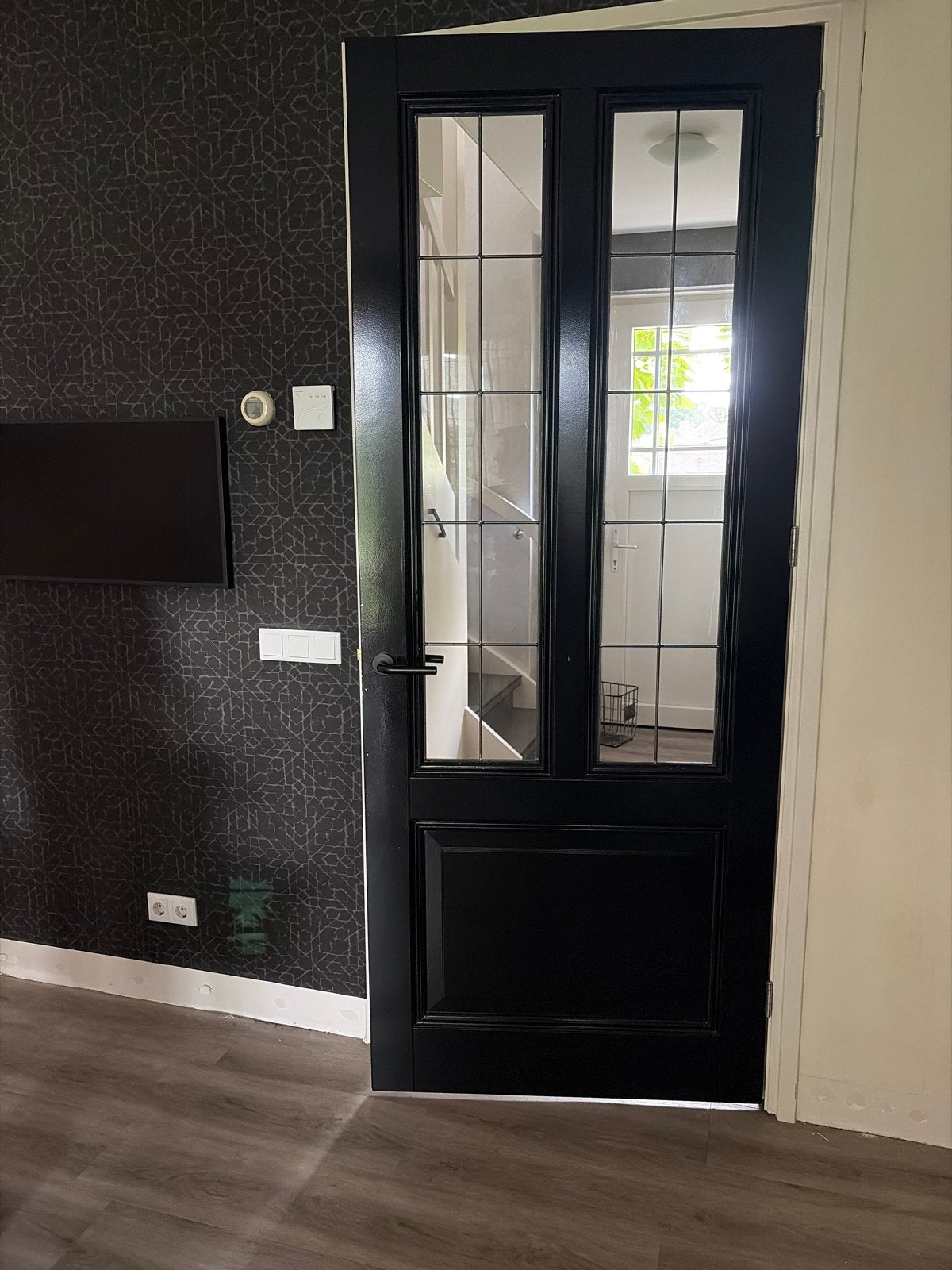 2 skantrae prestige sks 2240 deuren met glas in lood, Ophalen, 80 tot 100 cm, 215 cm of meer, Binnendeur