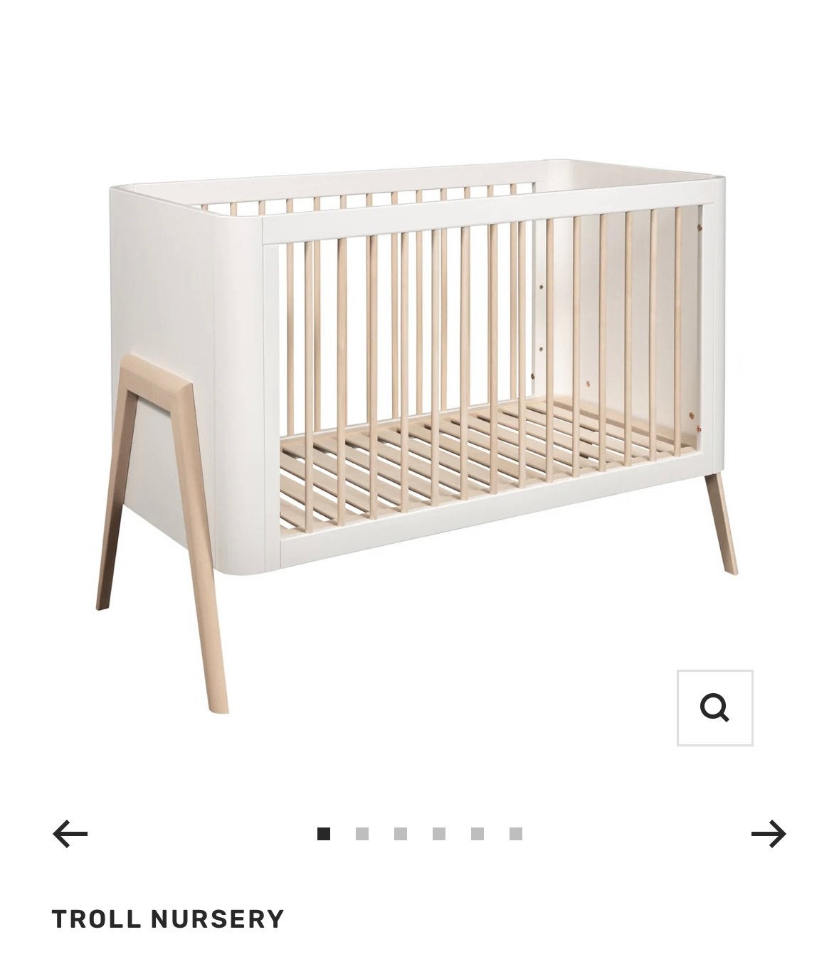 Babybed Troll Torsten- scandinavisch design, Ophalen, Zo goed als nieuw, Ledikant