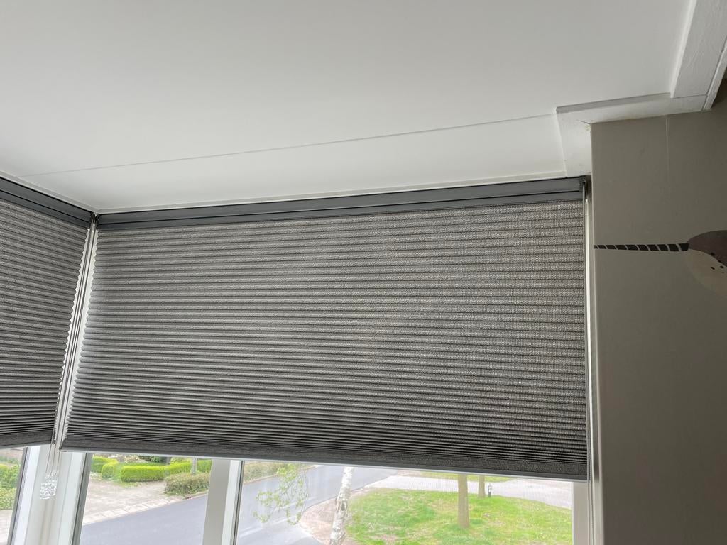 Top down plisse, Ophalen, Wit, Zo goed als nieuw, 200 cm of meer