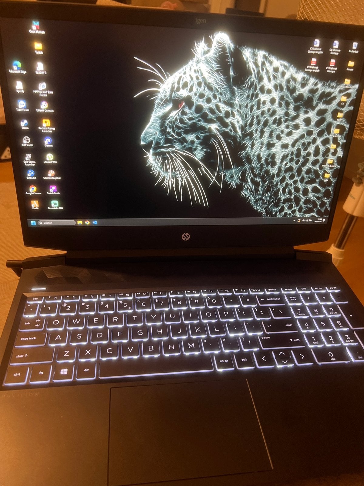 HP Pavilion Gaming – i5 – GTX 1650 4GB – 8GB RAM – 512GB SSD, Ophalen, Gebruikt, Met videokaart, Qwerty