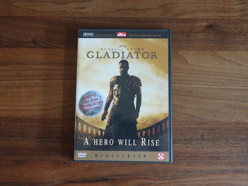 Gladiator a heroe will rise dvd, Ophalen of Verzenden, Gebruikt