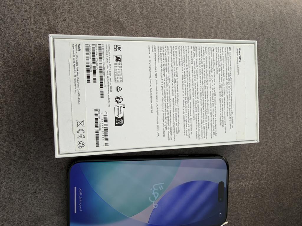Iphone 15 pro, 128 GB, Zwart, Nieuw, Ophalen of Verzenden