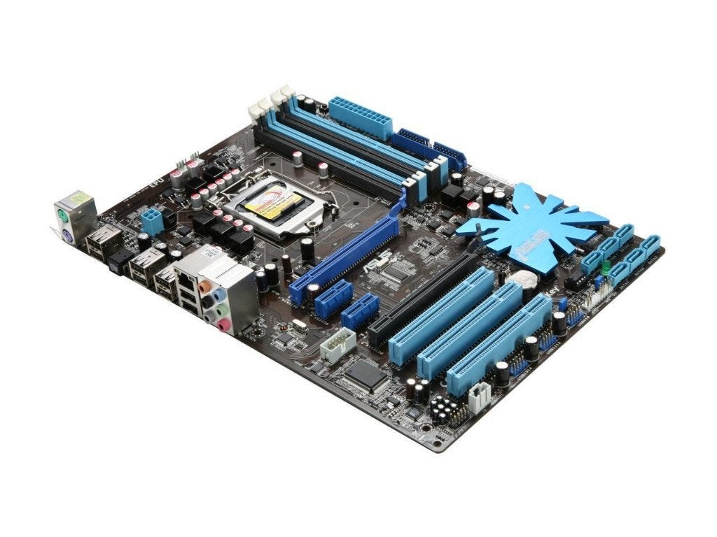 Asus P7P55 LX Moederbord, Computers en Software, Moederborden, LGA 1156, DDR3, Ophalen of Verzenden, Zo goed als nieuw