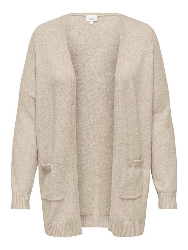 Beige zacht vest Caresly van Only Carmakoma Maat 42/44, O, O, Maat 42/44 (L), Nieuw