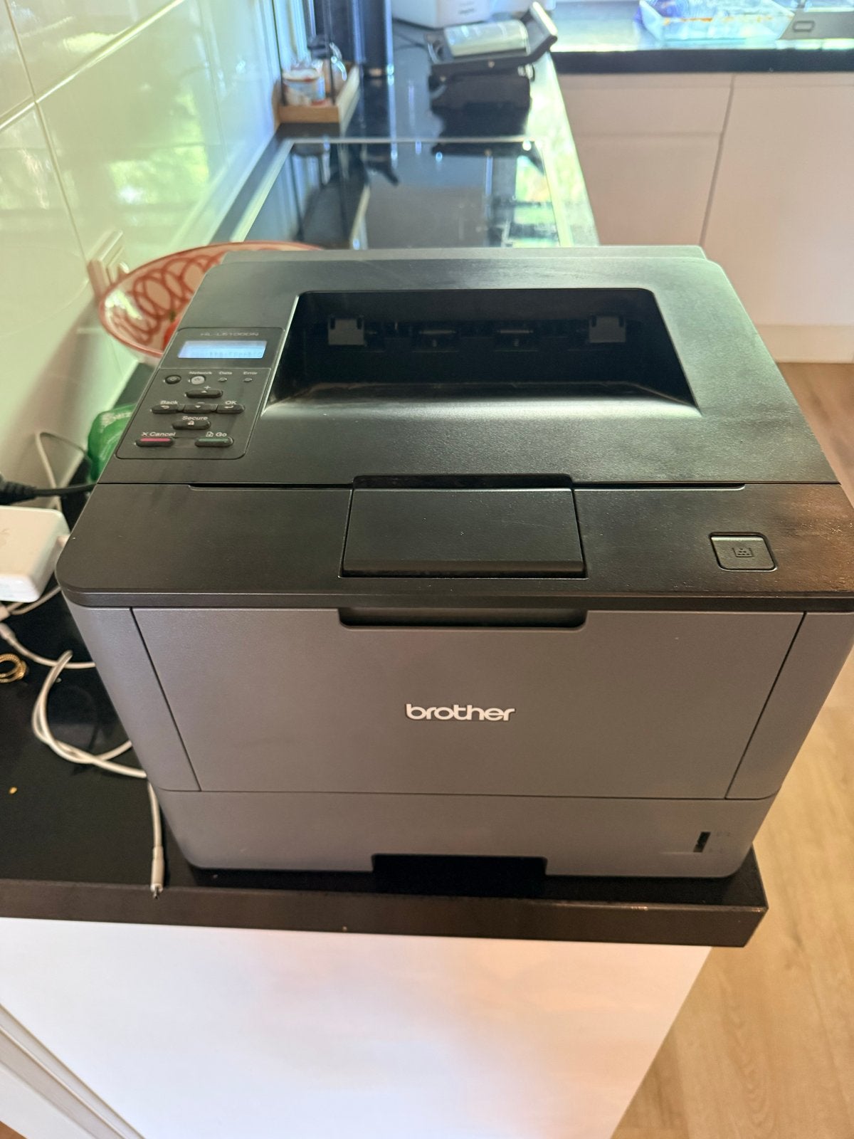 Brother HL-L5100DN Laserprinter - Toner moet vervangen, Computers en Software, Ophalen, Zwart-en-wit printen, Gebruikt, Printer