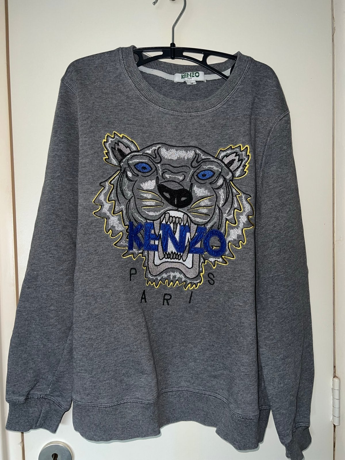 Kenzo Tiger Sweatshirt Grijs Maat M, Ophalen of Verzenden, Zo goed als nieuw, Maat 48/50 (M), Grijs