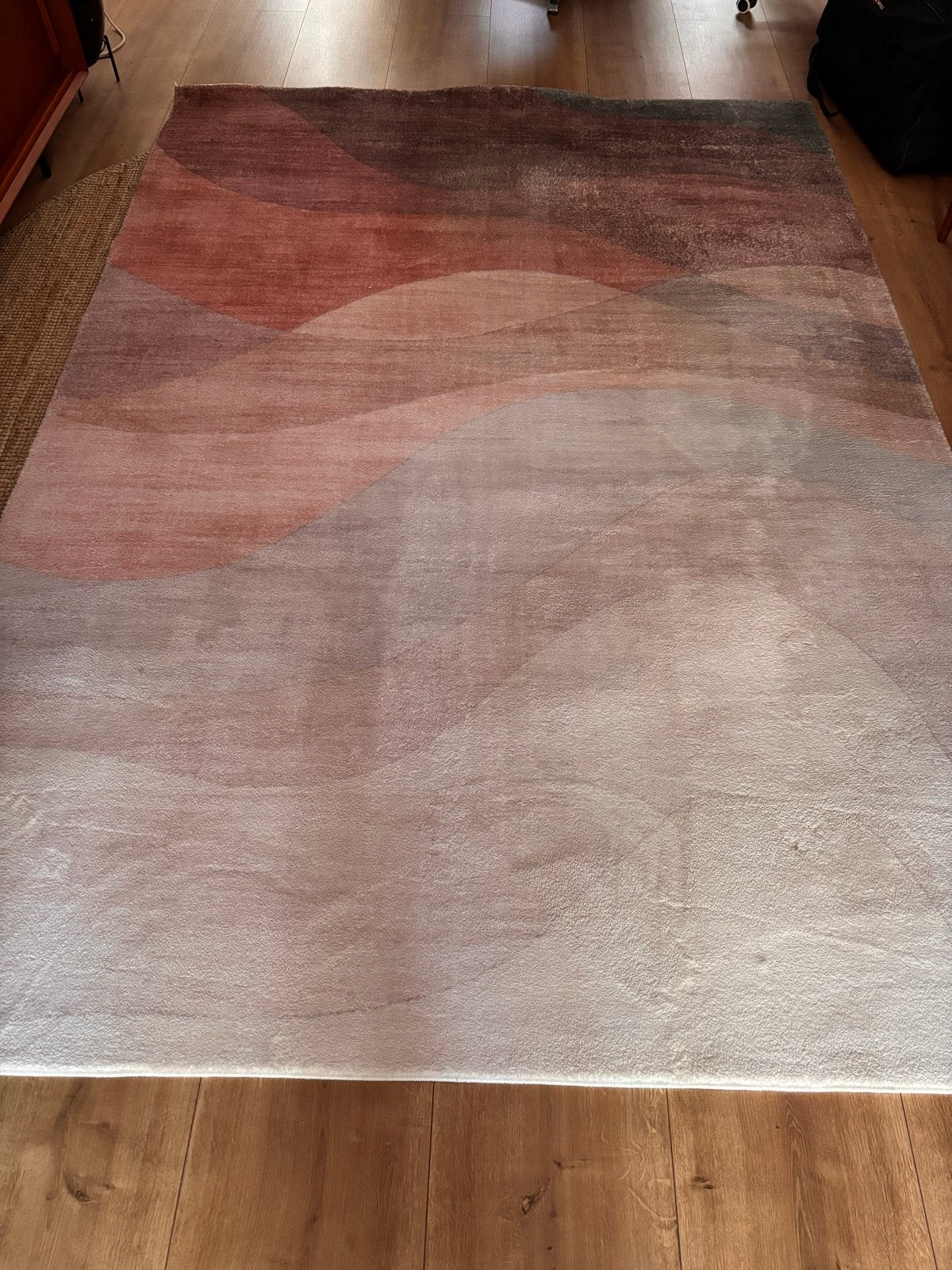 FRAAI Vloerkleed Field Terra - 200x290 cm, Ophalen, Bruin, Zo goed als nieuw, 200 cm of meer