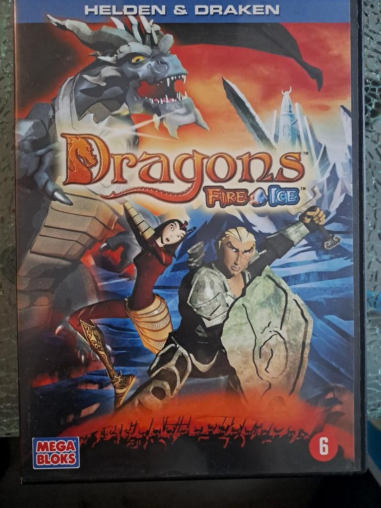 Fire and ice - dragons (dvd), Alle leeftijden, Ophalen of Verzenden, Zo goed als nieuw, Amerikaans