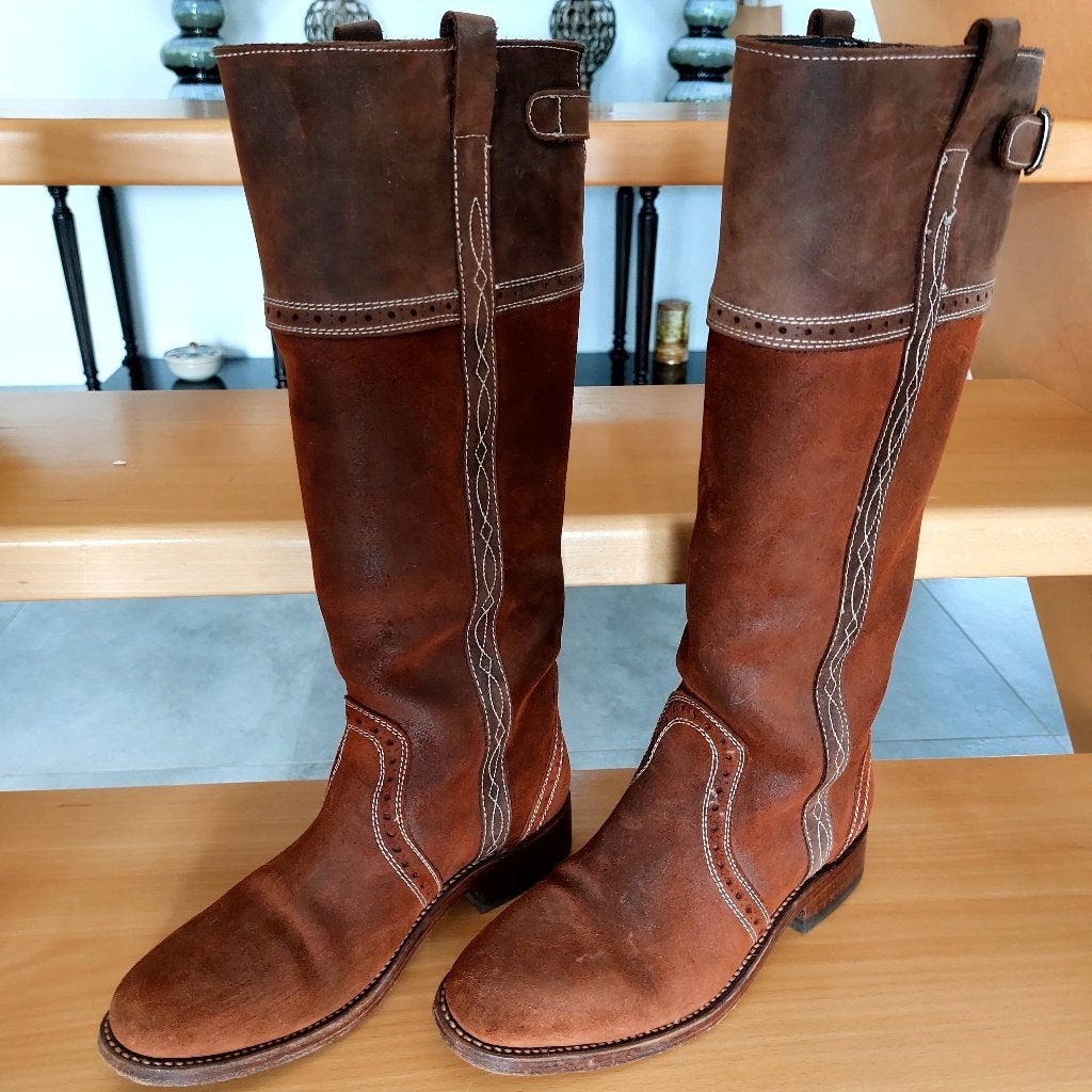 Mooie Sancho's. Hoge laarzen., Hoge laarzen, Bruin, Ophalen of Verzenden, Sancho