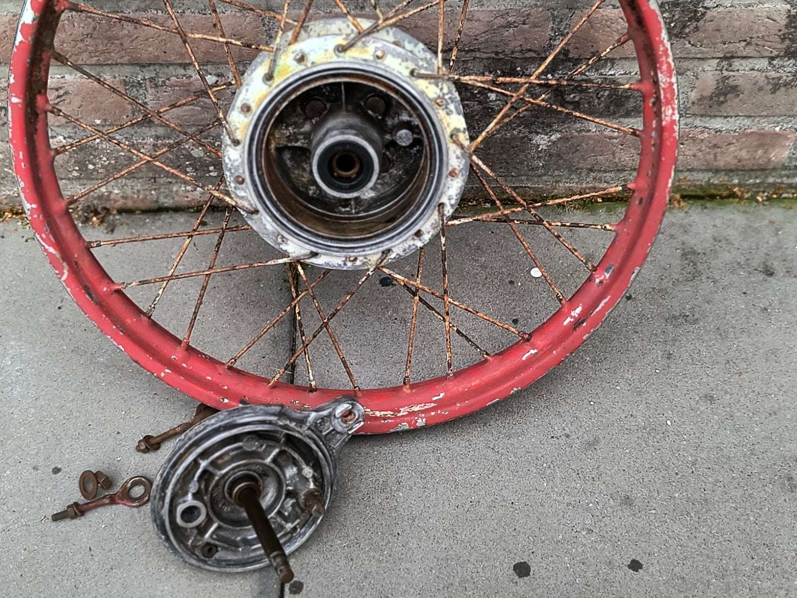 Yamaha fs1 achterwiel naaf, Fietsen en Brommers, Ophalen of Verzenden, Overige typen, Yamaha