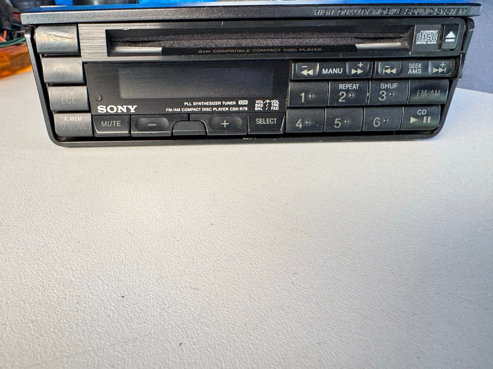 Sony CDX-R79 Autoradio met CD-speler, Auto diversen, Ophalen of Verzenden, Zo goed als nieuw