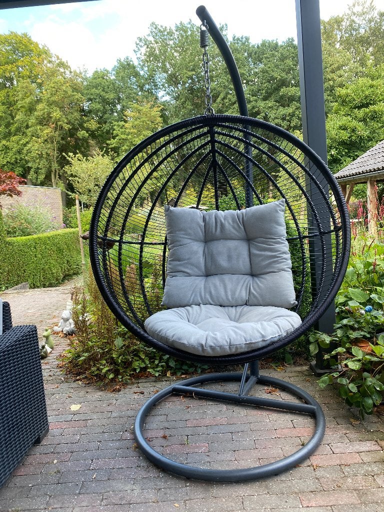 Hangstoel Manifesto Meduno met standaard., Tuin en Terras, Ophalen, Zo goed als nieuw, Wicker, Verstelbaar