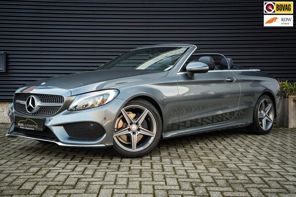 Mercedes-Benz C-Klasse Cabrio C 180 AMG Sport | € 25.950,0, Automaat, Cabriolet, 4 stoelen, Leder en Stof