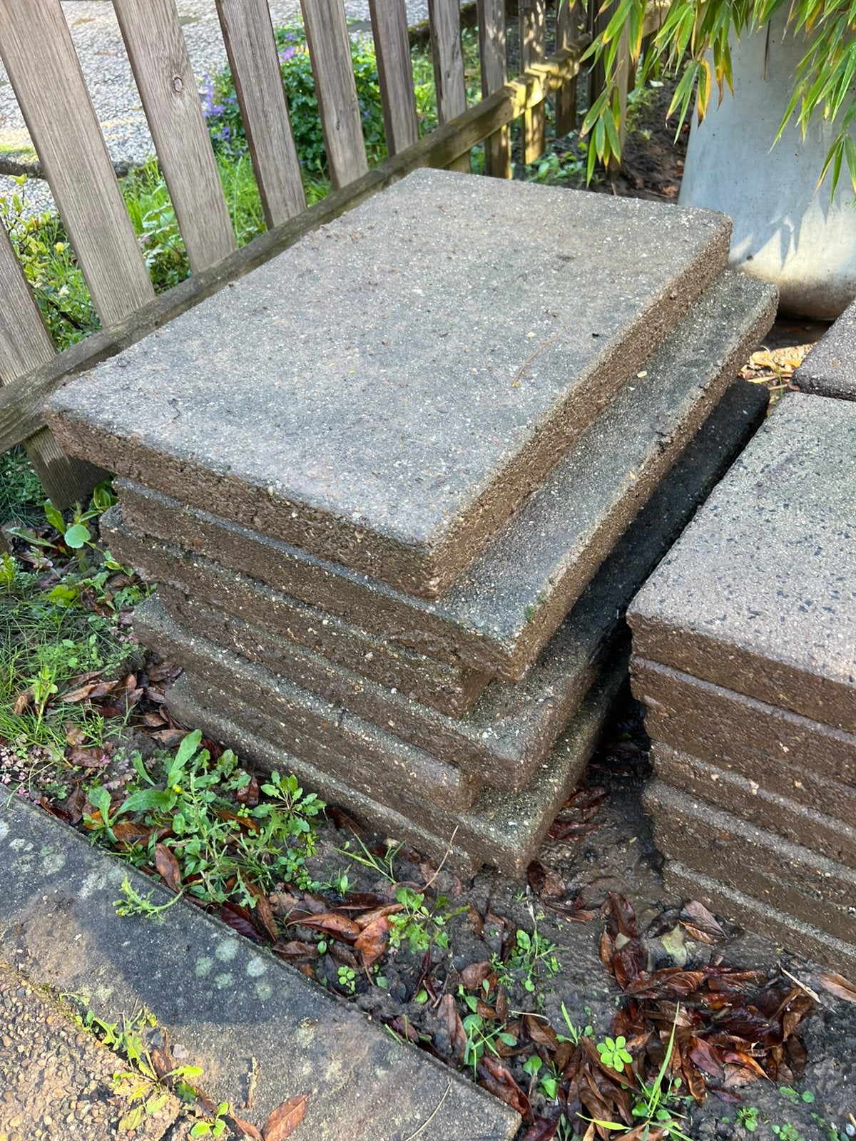 Tegels 40x60 cm gratis op te halen, Ophalen, Gebruikt, Beton, Terrastegels