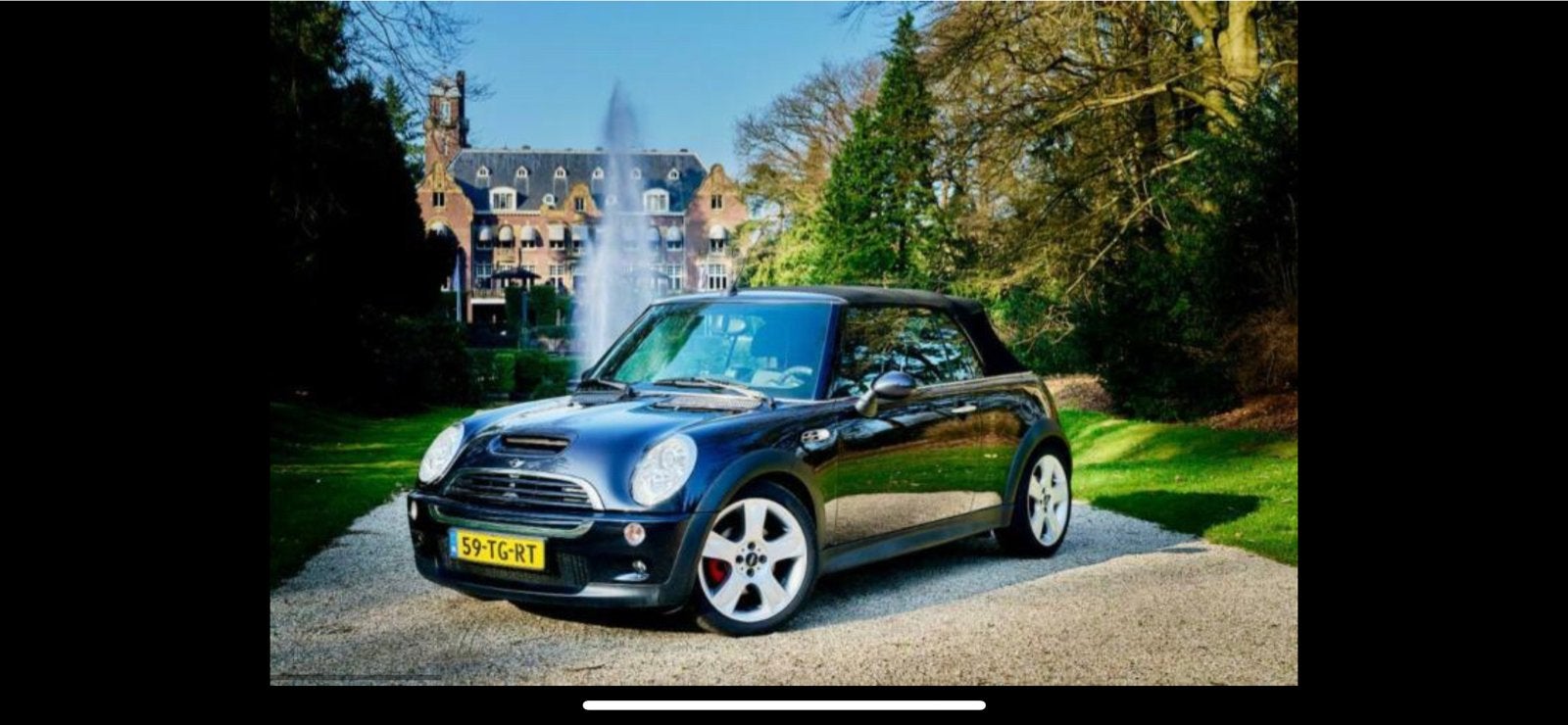 Mini 1.6 16V Cooper S Cabrio 2006 Zwart, Auto's, Mini, Voorwielaandrijving, 4 cilinders, Cabriolet, 4 stoelen