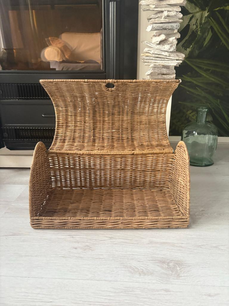 Riviera Maison Rieten Broodtrommel 'Bread', Huis en Inrichting, Ophalen, Broodtrommel, Bruin, Riviera Maison