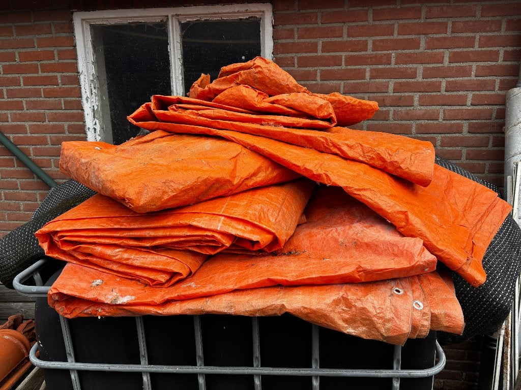 DIV afmetingen dekzeilen, Ophalen, Gebruikt