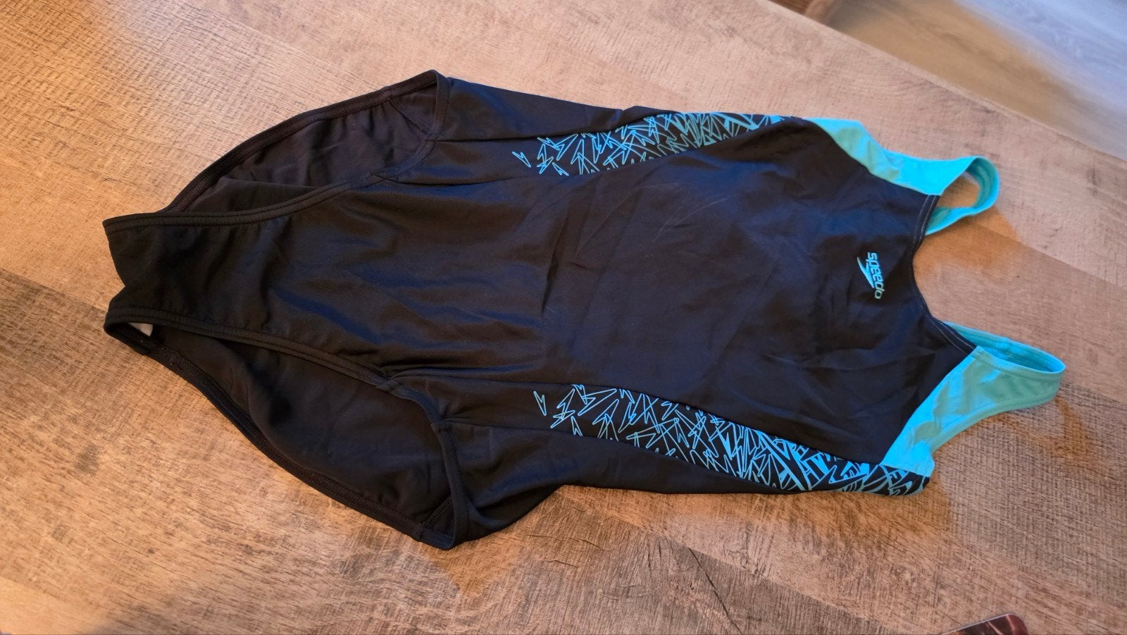 Speedo Badpak Zwart/Blauw - Maat 16 jaar, Zwart, Nieuw, Badpak, Speedo