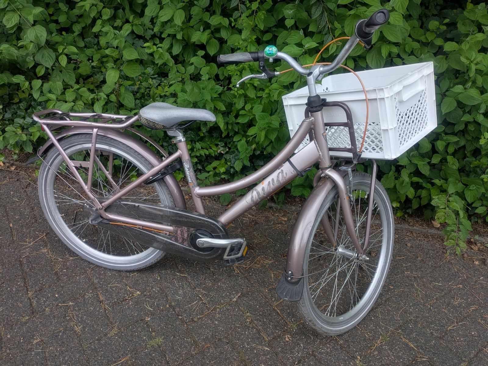 Batavus Diva fiets 24 inch met mandje en 3 versnellingen, Ophalen, Terugtraprem, Versnellingen, Batavus