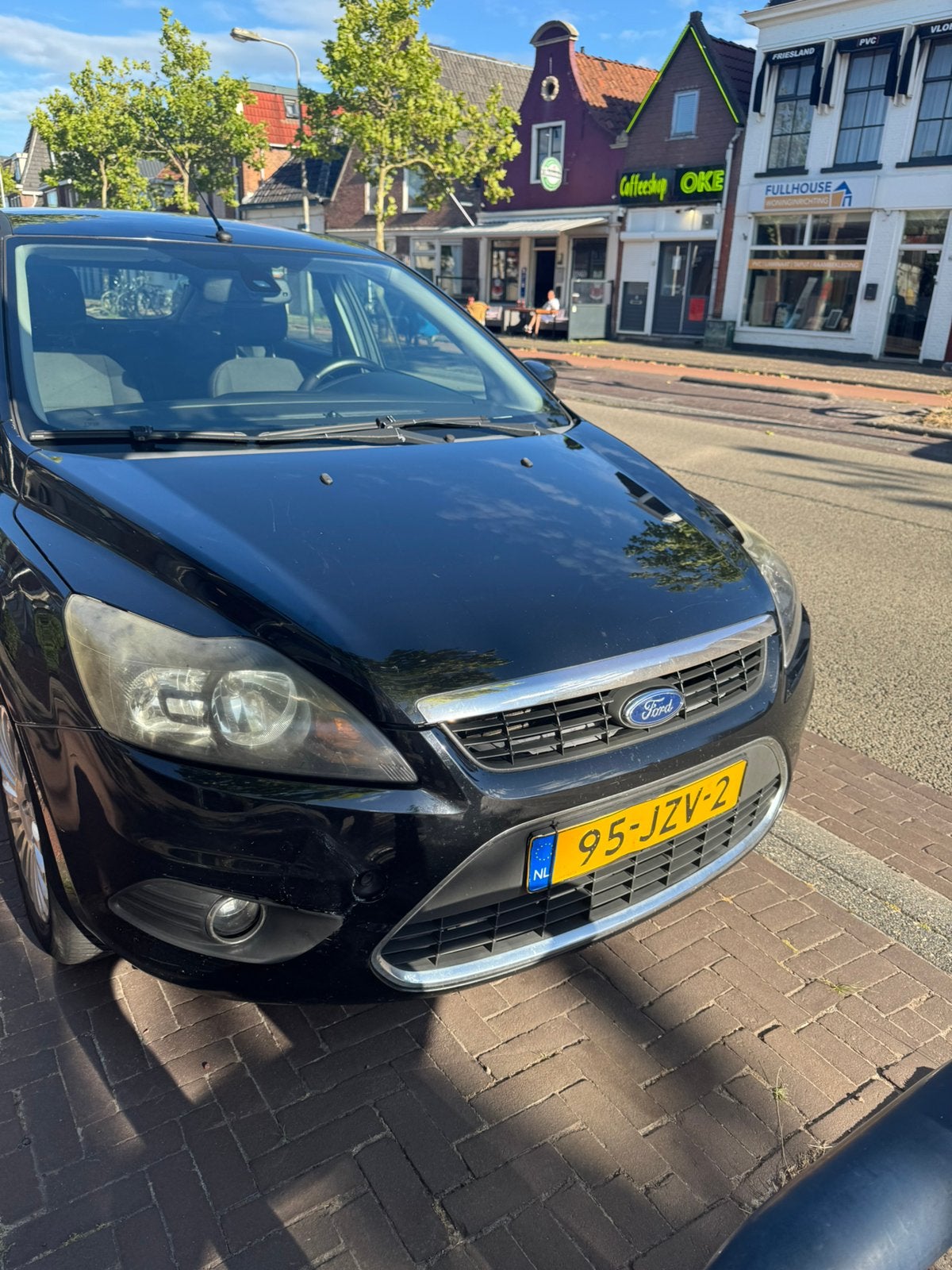 Ford Focus 1.8 2009 limited , goed onderhouden!!, Auto's, 4 cilinders, 1207 kg, Zwart, Grijs