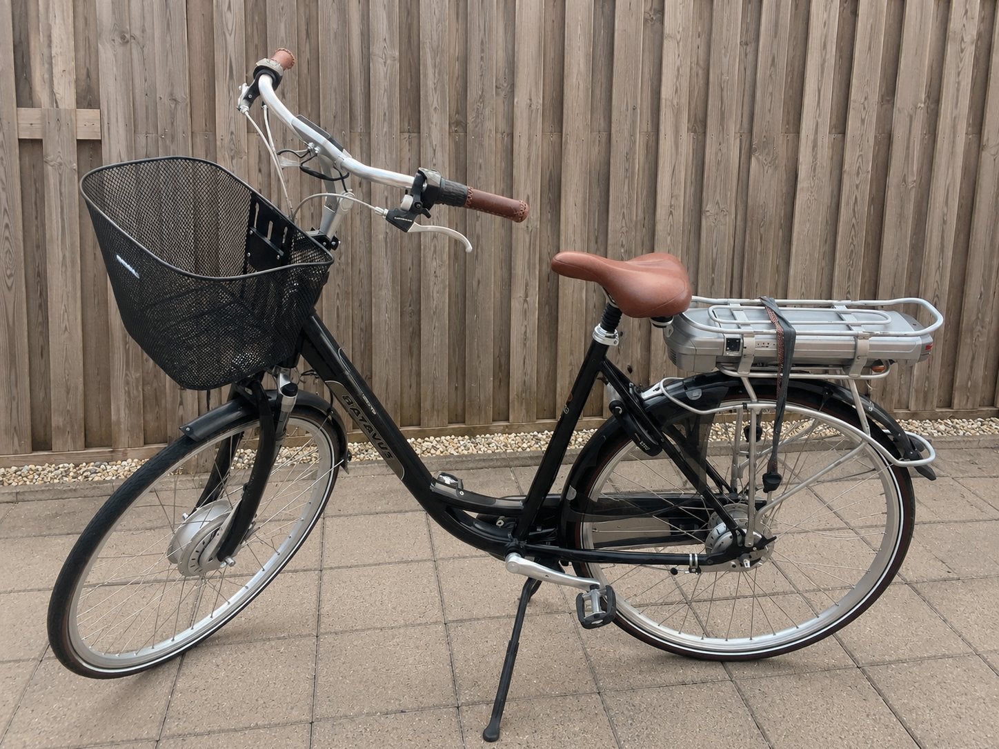 Batavus Monaco E-go elektrische fiets met mand, Ophalen, Gebruikt, Batavus, 51 tot 55 cm