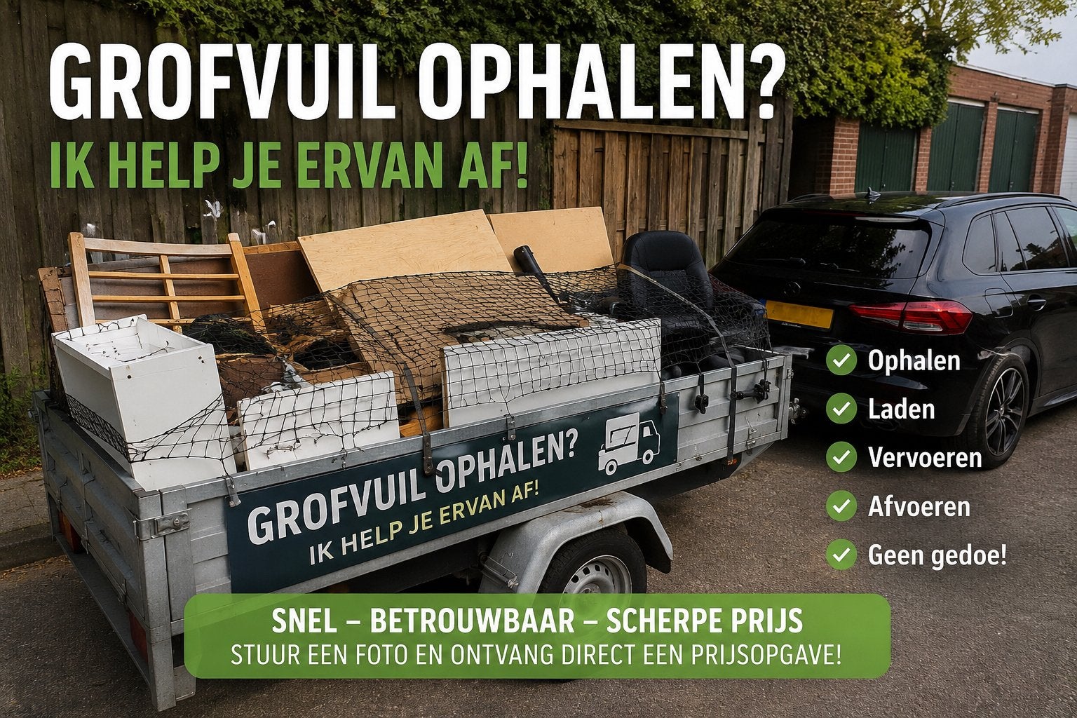 Grofvuil ophalen, Doe-het-zelf en Verbouw, Metalen, Ophalen, Zo goed als nieuw