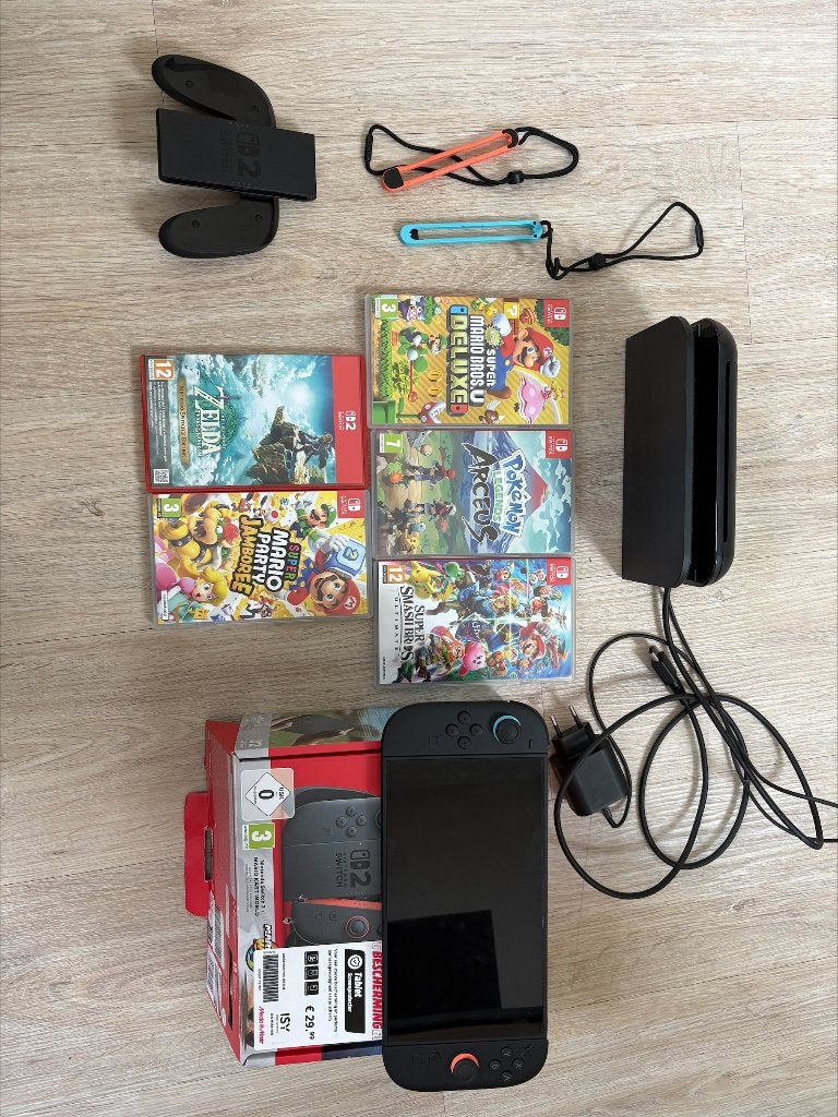 Nintendo Switch 2 Bundel met 5 Games + Doos & Accessoires