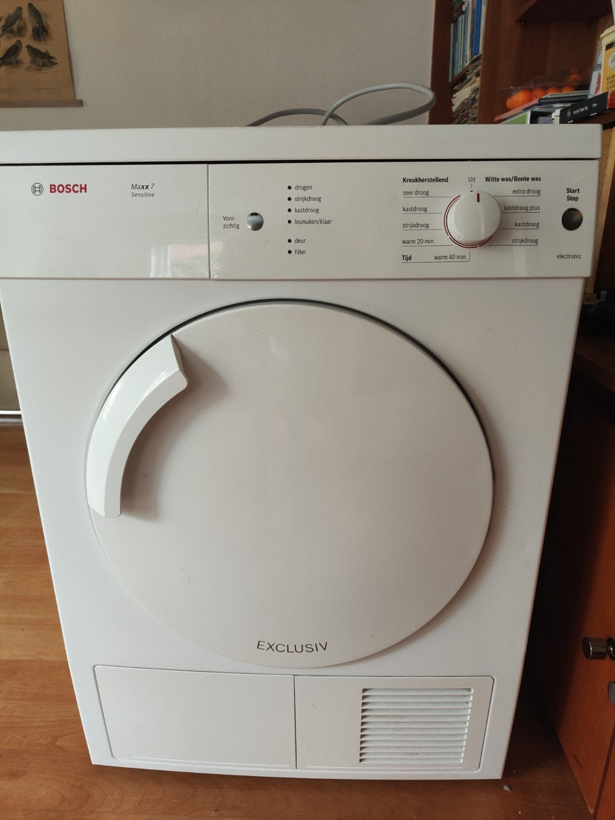 Bosch Maxx 7 Sensitive droger met defect, Witgoed en Apparatuur, Ophalen, 6 tot 8 kg, Luchtafvoer, Voorlader