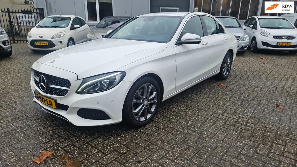 Mercedes-Benz C-klasse 180 PRESTIGE/MEMORY/ZEER NETTE AUTO/, Auto's, Automaat, Wit, Bedrijf, 19 km/l