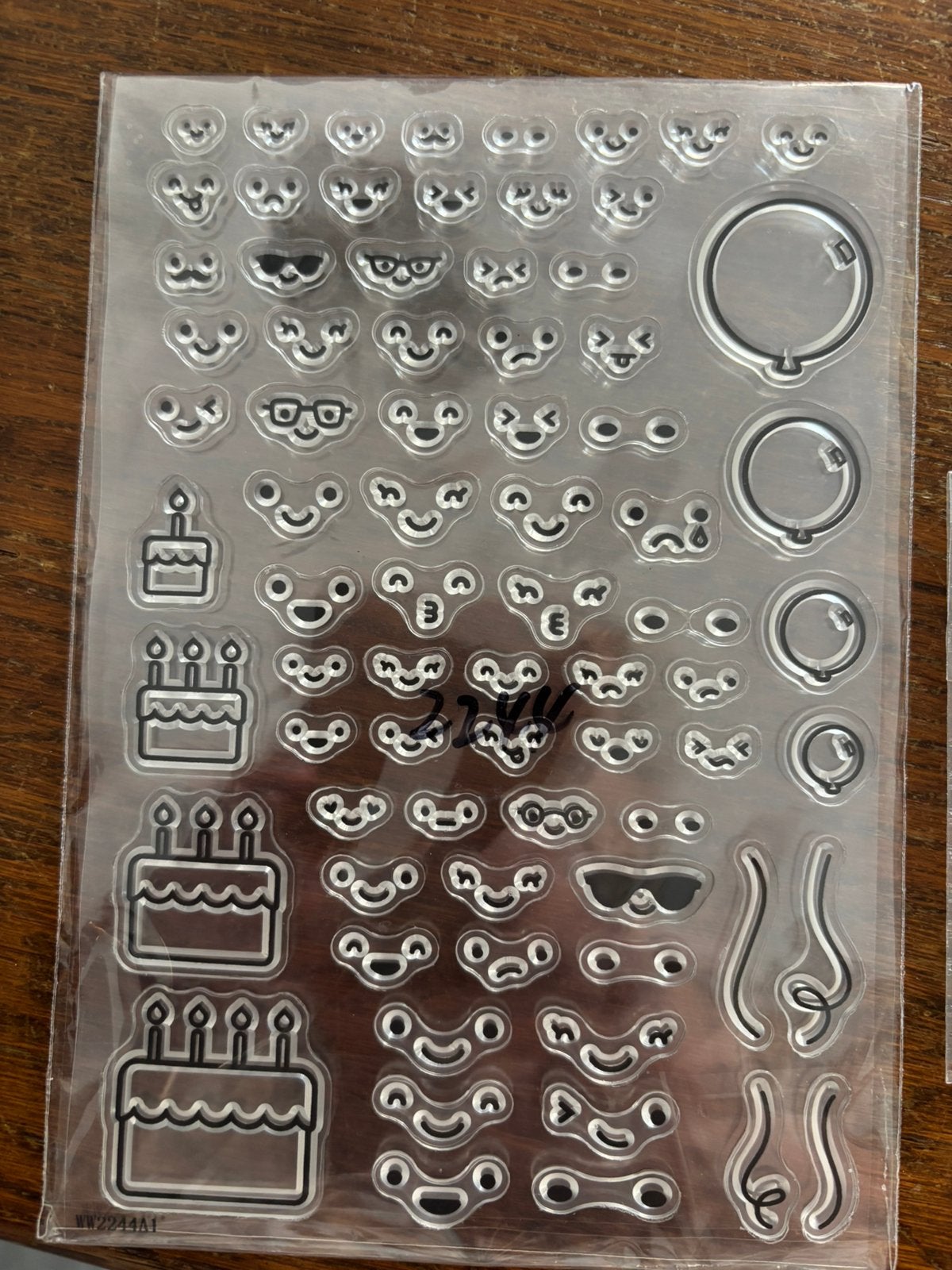 Stempels + bijpassende snijmallen, Hobby en Vrije tijd, Ophalen of Verzenden, Zo goed als nieuw, Clearstamp