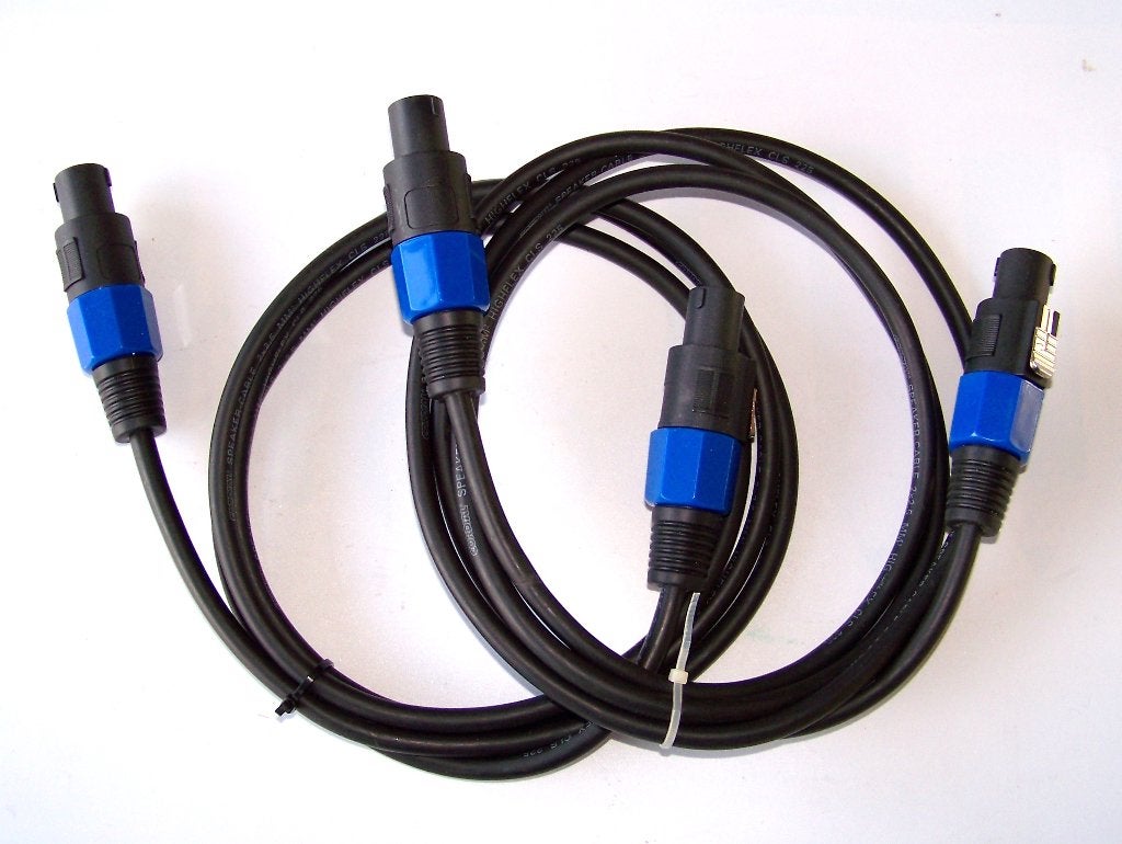 Luidsprekersnoeren 2x1 meter - 4x1,5mm, Speaker of Versterker, Ophalen of Verzenden, Zo goed als nieuw, Nb