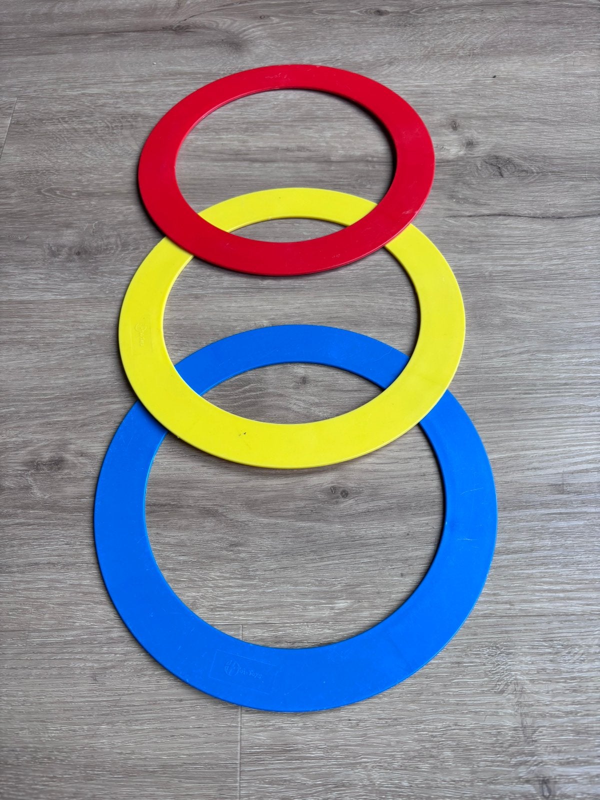 Set drie jongleer ringen circus, Ophalen of Verzenden, Gebruikt