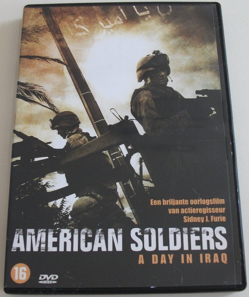 Dvd *** AMERICAN SOLDIERS *** A Day in Iraq, Engels, Vanaf 16 jaar, Nederlands, Ophalen of Verzenden